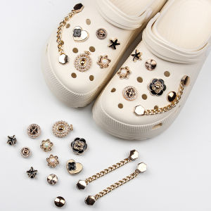 Luxury Style Crocs Charms Shoe DIY Accessories Fashion Shoe Decoration Clogs Buckle Set for Crocs