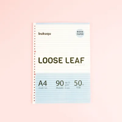 A4 Bookpaper Loose leaf - RULED by Bukuqu