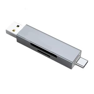 Xách tay thiết bị đọc thẻ TF cổng USB đôi phích cắm và chơi chức năng cho PC máy tính xách tay thiết bị di động 480Mbps Tốc độ chuyển