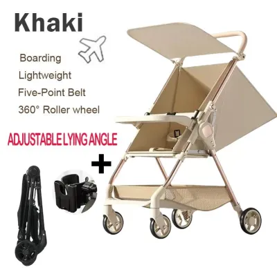 Baby Stroller Foldable Lightweight Baby Travel Stroller Can Bring On Plane Outdoor Supplies High Quality Stroller For Newborn