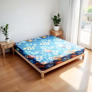 Zhufumilost - Sprei Motif MinimalisUkuran  90x200cm Elegan Terbaru