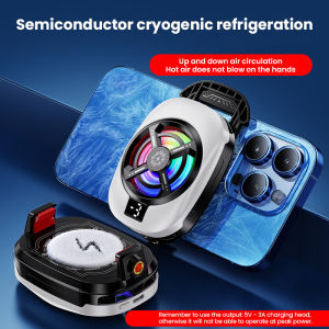 BlueWow Phone Cooler Portable Mobile Phone Radiator USB Phone Cooling Fan Mobile Phone Cooler Accessories TL16