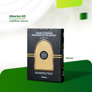 Maghfirah Pustaka - Custom AlQuran MADINAH RASM UTSMANI Ukuran Sedang Terjemah HC A5 Waqaf Ibtida