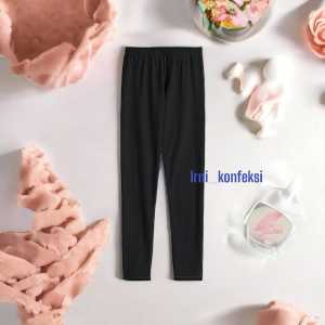 Legging Anak Polos Hitam usia bayi sampai 13 tahun bahan spandek adem dan melar