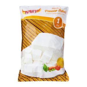 Papajis Malai Paneer Cubes - Frozen