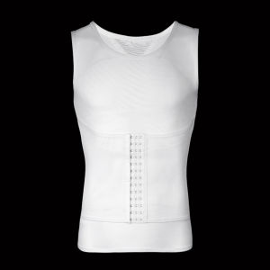 WATERMELON Men Slimming Vest T-Shirt Corset Body Shaper Shapewear Undershirt Tight Sleeveless Compression NY041