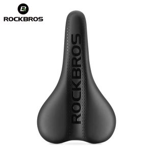 2026 ROCKBROS Bicycle Saddle Comfortable Cycling Cushion Shock Absorption Wear-Resistant Bike Saddle PU Leather Breathable Cushion