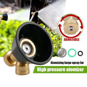 5.5x4.6cm Spray Nozzle Agricultural Black Copper Whirlwind Sprinkler Head