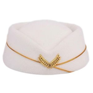 OWTWO Costume Props Work Cap Costume Accessories Beret Hat Stewardess Hat Party Hats Air Hostesses Hat