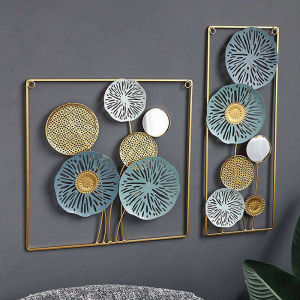 Hiasan Dinding Wall Decor Hiasan Ruang Tamu Dekorasi Besi Sofa Ruang Tamu Kreatif Modern Latar Belakang Dinding