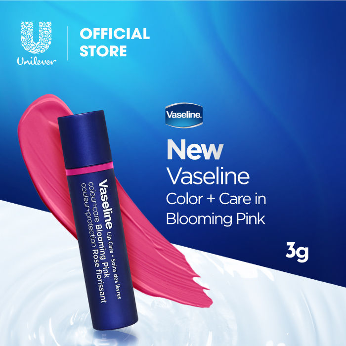 Vaseline Lip Care Colour+Care Blooming Pink 3g | Lazada PH