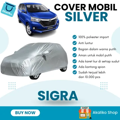 Akaliko-Cover penutup pelindung mobil Sigra 100% poliester