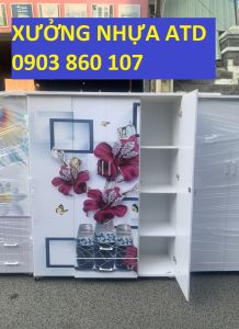 Tủ nhựa quần áo 4 cánh cao 1m8 ngang 1m4 sâu 47cm giao hàng miễn phí bình dương tphcm đồng nai