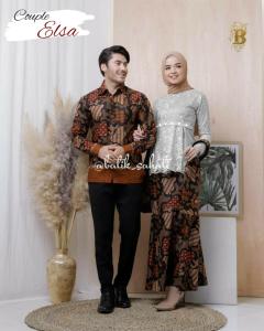 JOGJA FASHION-Baju Batik couple - Batik - Baju Muslim Wanita Terbaru 2022 - kebaya Coupel Modern - Gamis Batik - Black Dress - Batik Pria - Couple Batik - Batik Sarimbit - Batik Kondangan - batik Keluarga – KEMEJA ELSA 100% TERMURAH (COD)