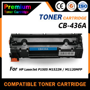 Toner Cartridge CB-436A High-Quality Compatible for HP LaserJet P1505/P1505n/M1522n/M1522nf/M1522nfMFP/M1120MFP/M1120nMFP Series - Black