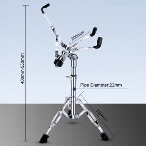 Dudukan Drum TentaraDudukan DrumDudukan Yang Dapat Diangkat Bracket Stand Rak Dumb Drum Universal Dapat Disesuaikan