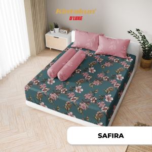 Sprei Kintakun Deluxe Ukuran180x200 King Tinggi 25 Fitted