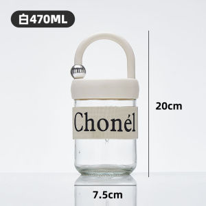 Portable Glass Cup with Handle Glass Material Handheld Design Factory Direct Sales Kitchenware & Tableware Drinkware Cups Mugs & Saucers