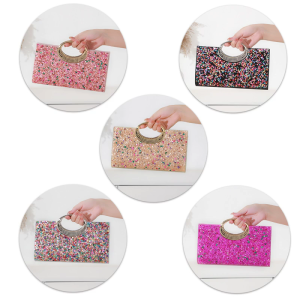 Womens Dây Xích Túi đeo chéo hợp thời trang túi dùng buổi tối Túi xách Rhinestones Túi đi tiệc ly hợp PURSE Túi Đeo Vai đối với Đảng