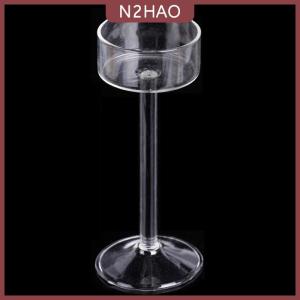N2HAO 1PC nến thủy tinh chủ sở hữu thiết lập tealight nến chủ trang trí nội thất đám cưới Bảng centerpieces pha lê chủ ăn tối bảng thiết lập
