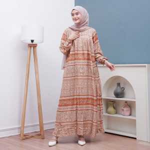 Gamis jumbo LD 120 Gamis rayon armor premium busui friendly