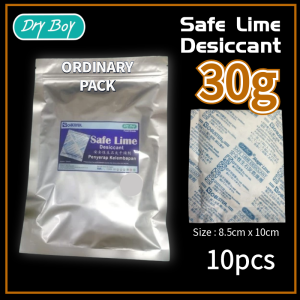 Halal Certified O-BUSTER DryBoy Safe Lime Food Grade Desiccant / Ordinary Pack / Desiccant / Food Grade Silica Gel / Moisture Absorber Penyerap Lembapan Sakamoto Safe Lime 1g 3g 5g 10g (BEST VS Silica Gel)