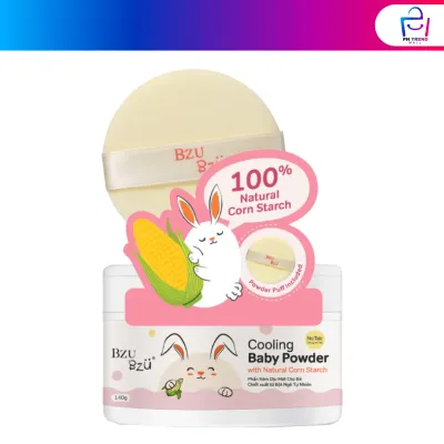 FREE🎁 with T&C | BZU BZU Cooling Baby Powder 140g (Powder Puff Included)