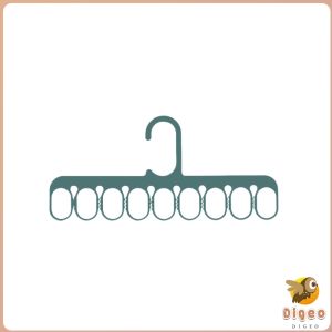 Digeo Multi-purpose Hanger Non-slip Multi-functional Hangers Windproof Clothes Drying Rack