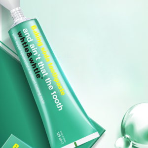 Peppermint Toothbrush Floss Mouthguard Tartar Removal Fresh Breath No Residue Baking Soda Toothpaste Toothpaste For Healthy Gums For Both Men And Women Clean