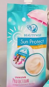 Beauty Wise Sun Protect Gel Cream SPF30 50g Sachet Lightweight Sunscreen UV Protection