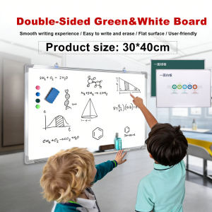 Small Dry Erase White Board 30*40 cm Magnetic Hanging Double-Sided Whiteboard for Wall Portable Mini White Board for Kids Drawing Kitchen Grocery List