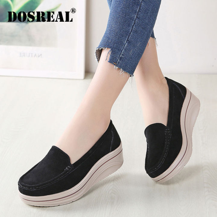 Ladies casual hot sale wedge shoes