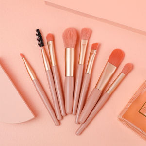 Good 999 Jewelry Korean 8 Pieces Portable Makeup Brushes Concealer Powder Makeupfoundation Eye Shadow Tool Brush TM01-04