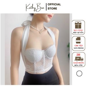 ✨H02✨[HÌNH THẬT] Áo Bra Ren Kiểu Corset Bralette Cột Nơ Dây Lụa Mặc Được Nhiều Kiểu Cao Cấp Hàng Thiết Kế croptop Dự Tệc
