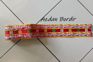 Renda Bordir Roll Panjang Aplikasi Gaun Motif Gayo Aceh