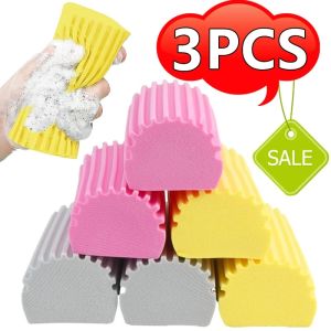 3PC Damp Clean Duster Sponge Portable Cleaning Brush Duster Cleaning Blinds Glass Baseboards Vents Railings Mirrors Window