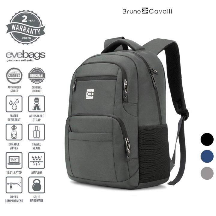 bruno cavalli laptop backpack Travel 17185 evebags Enhance your travel experience with our innovative luggage/suitcase featuring a convenient strap on the back Bruno Cavalli | Bags |
