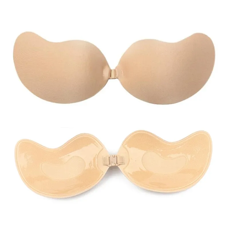 FUNPOINT Strapless Sticky Bra Invisible Lift up Backless Bra Adhesive Push  up Bra for Womens 2023 Upgrad