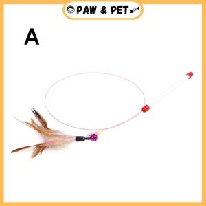 Cat Stick Toy Interactive Feather Chasing with Bells Cat Exercise Toy Mainan Kucing 逗猫棒 猫玩具