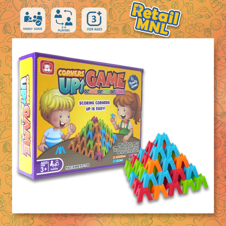Retailmnl Corner's Up Balance Board Game for Kids Ages and Up, Plastic  Stacking Toys Lazada PH