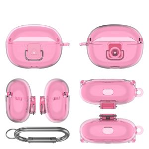 UUMIR พร้อมพวงกุญแจ กล่องใส่หูฟัง ป้องกันการตก ป้องกันฝุ่น กล่องป้องกันหูฟัง น้ำหนักเบา ป้องกันรอยขีดข่วน กล่องชาร์จ สำหรับ SHOKZ Open Dots ONE การเดินทาง