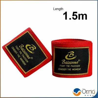 Orna 1คู่ ผ้าพันมือนักมวย อุปกรณ์มวยไทย ป้องกันมือเจ็บ Boxing wristband