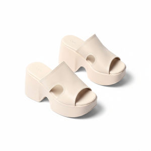 Dép Nữ Đế Xuồng 9cm Quai Chữ H Thời Trang Pixie H437