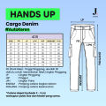 JINISO - Highwaist Cargo Loose Jeans 405 HANDS UP. 