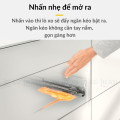 Bộ 2Thanh Ray Bi 40cm Nhấn Mở Đỡ Ngăn Kéo Tủ Quần Áo Nhấn Mở Giảm Chấn Chịu Lực Cao Cấp ZABA. 