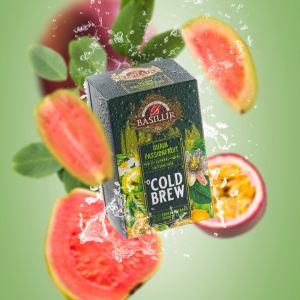 Basilur Tea Caffeine - Free Cold Brew - Guava Passionfruit Infusions (20 Sachets)