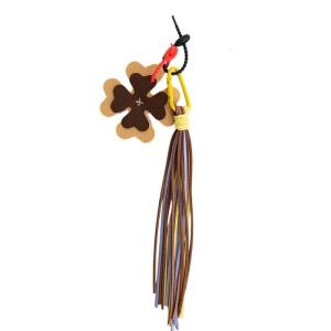 Thanh lịch vải to sợi Móc Khóa Quả tua thủ công Phụ kiện túi mạnh mẽ tùy chỉnh dây thừng bện Charm gắn túi quà tặng cho những người yêu thời trang