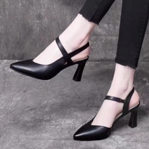 [Free Shipping] WomenS New Summer Open-Toe Sandals Fashionable For Outdoor Wear Size 34 Versatile Summer High-Heeled Sandals