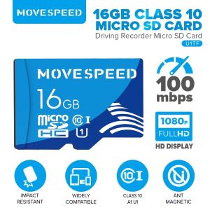 Move Speed A1 U1 16GB Micro SD Card 100M/s16gb Memory card For CCTV camera WiFi