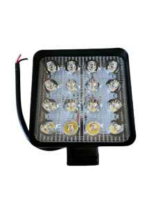 LED Sorot Lampu Tembak Variasi Mobil Truck Motor 16 Mata 48 Watt 28 mm 12V 24V Sorot Warna Putih